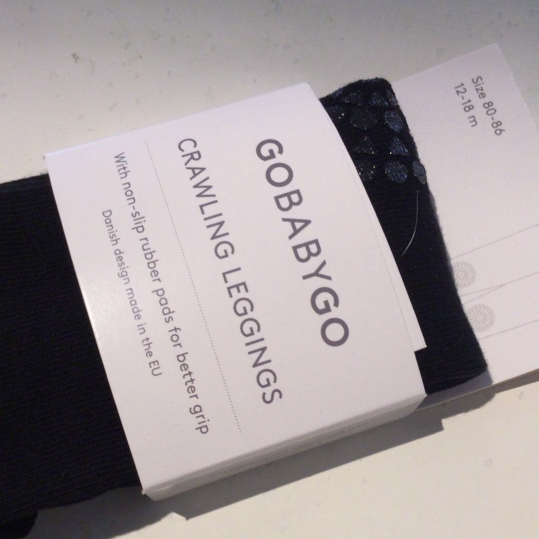 Gobabygo legging antislip zwart 80/86