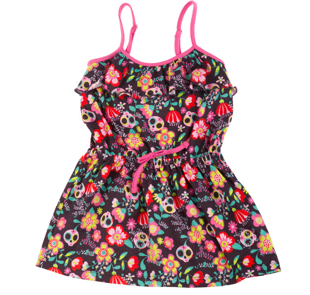 Tuctuc jurk skull girl 110