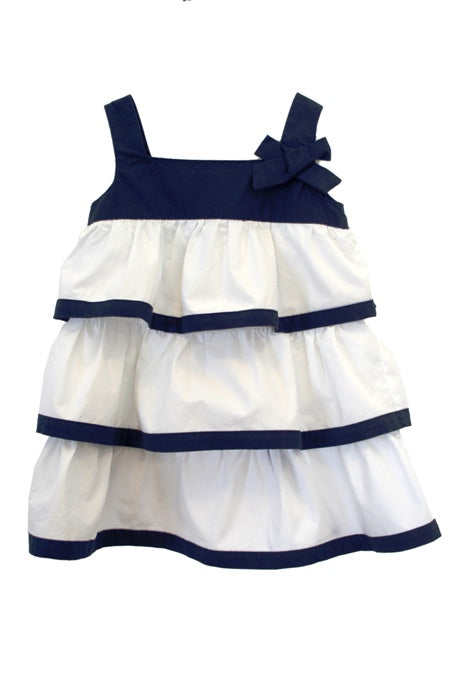 Tuctuc feestjurk navy girl 116 Maat 116