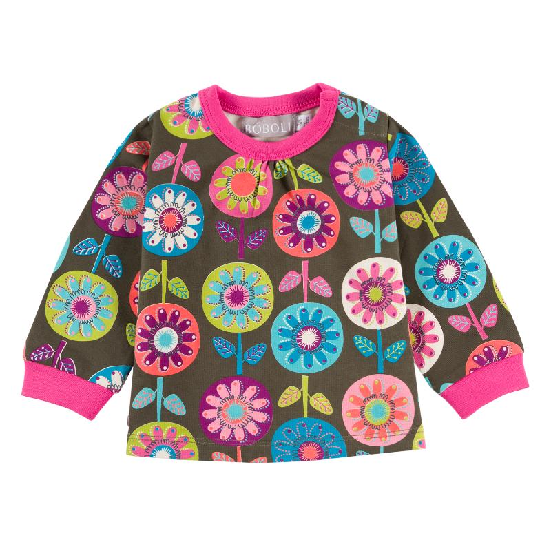 Boboli t-shirt bloem 98