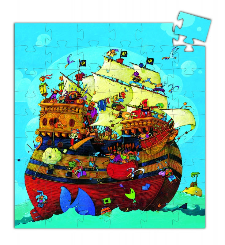 djeco puzzel le bateau de barberousse 5+