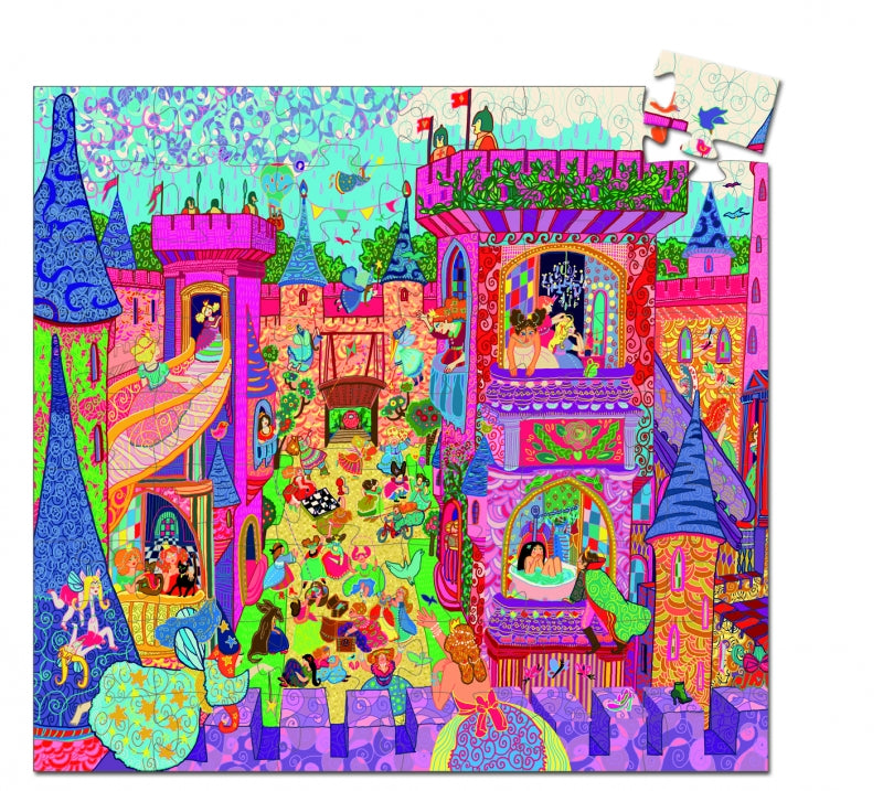 djeco puzzel château féerique - 54 pcs 5+
