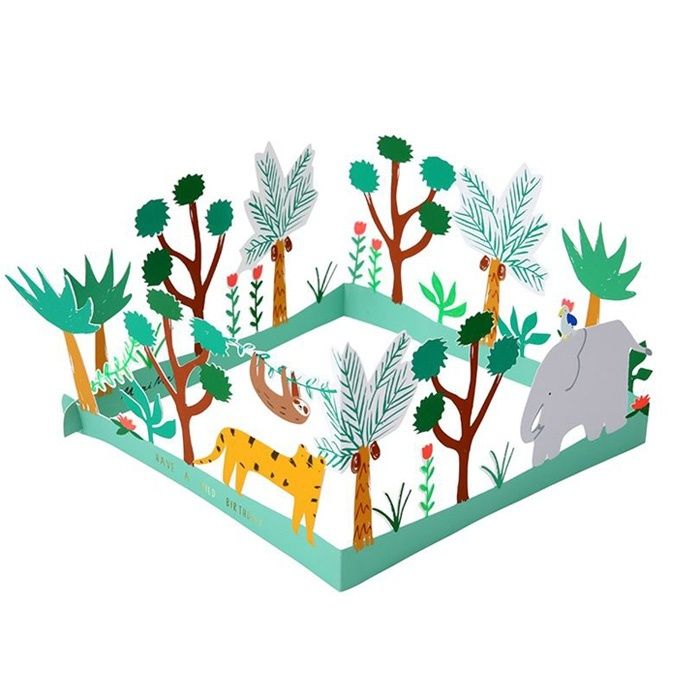 Meri Meri wenskaart "Have a wild birthday"