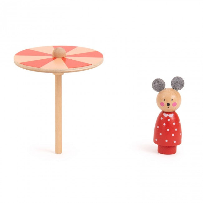 Moulin Roty speelgoed ijscowagen la grande famille 3+