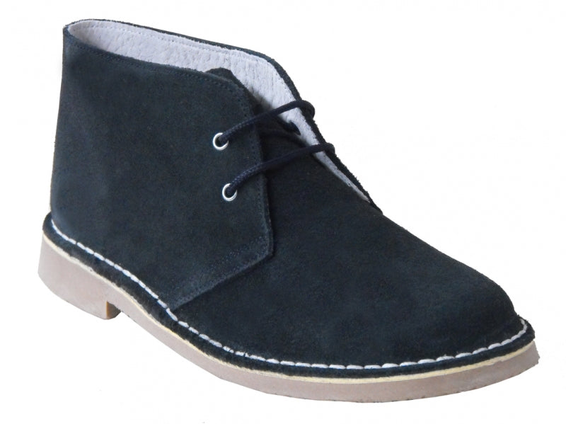 safariboots suede dark navy Maat 28