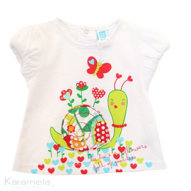 tuctuc t-shirt oh soleil korte mouw 74 cm