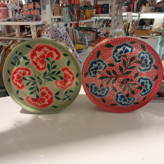 Baba kruidendoos roze blauw Traditionele kashmiri
