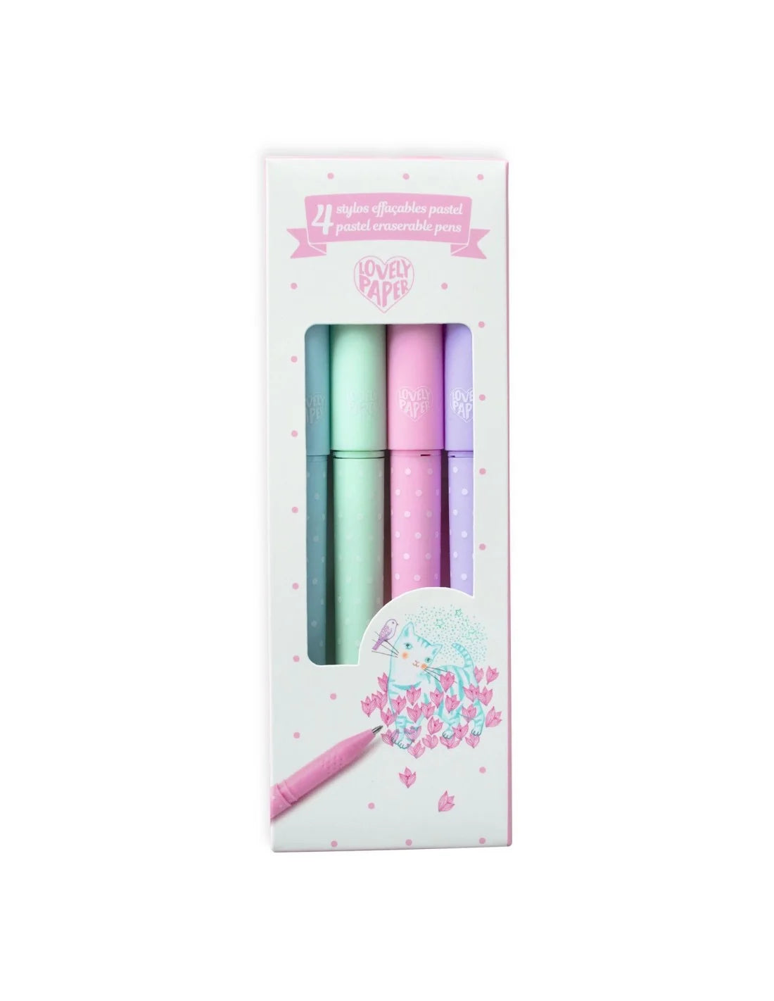 Djeco uitwisbare pennen pastel 6+