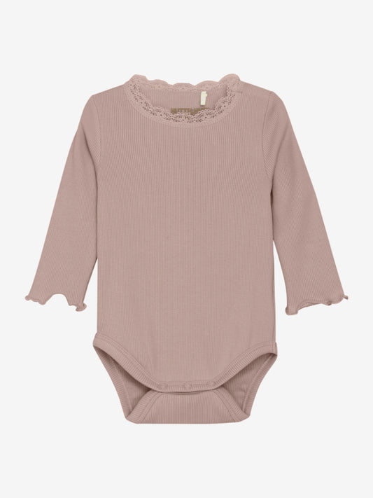 Huttelihut romper fawn roze Maat 62 cm