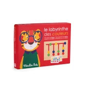Moulin Roty spel kleurendoolhof Les Popipop 3+
