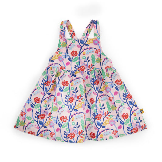 Moulinroty jurk Ness roze bloemenprint Jungle