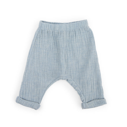 Moulinroty broek Nathan hydrodoek blauw 24 mnd