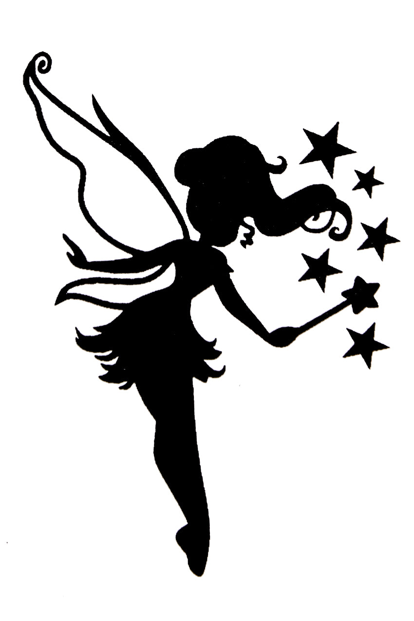 PXP Glittersjablonen los voor Quick Tattoo Elfje met sterren 871364741102