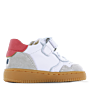 Shoesme witte sneaker met rood detail 22 tm 26