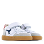 Shoesme witte sneaker met rood detail 22 tm 26
