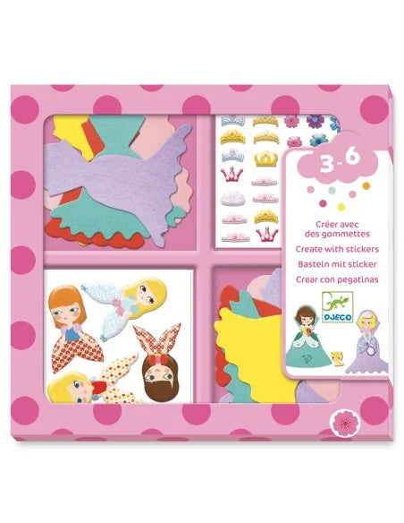 Djeco collage I love princesses 3+