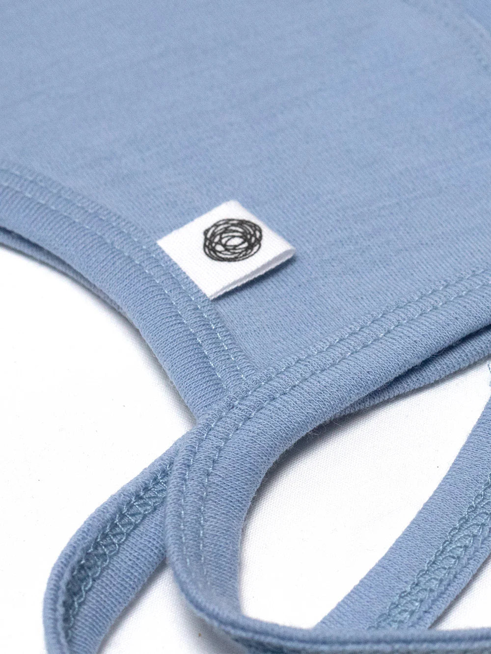 Lille Barn Baby strikmuts Merinowol Blue Fog 56