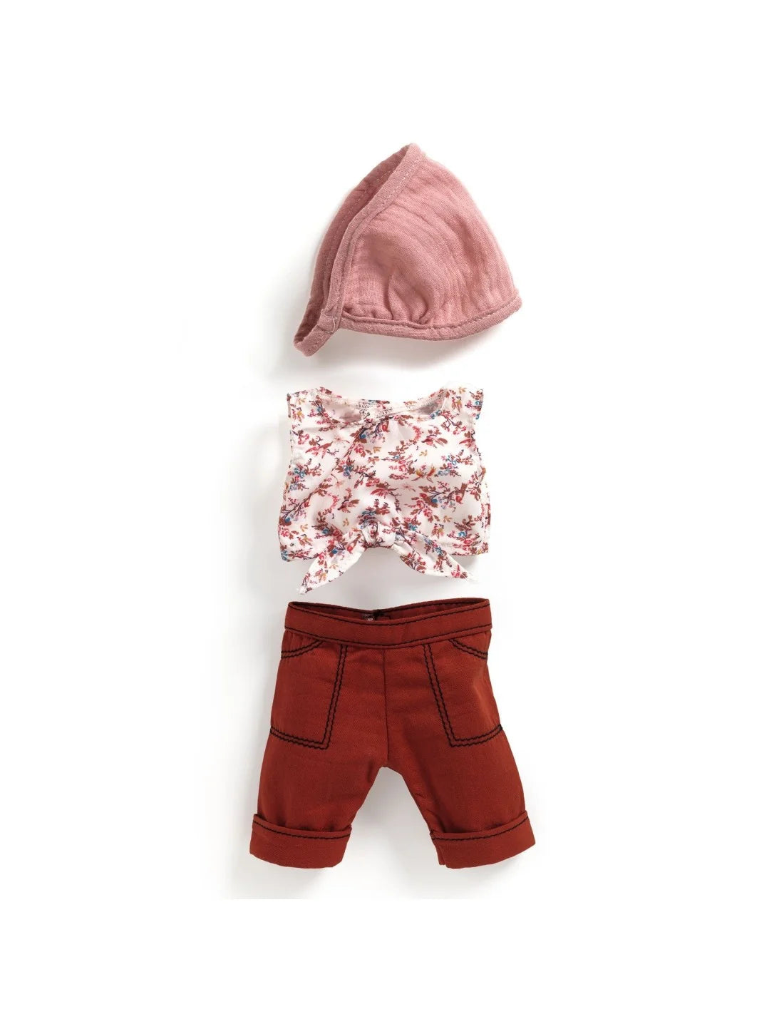 Djeco Pomea poppenkleding Burgundy 3+