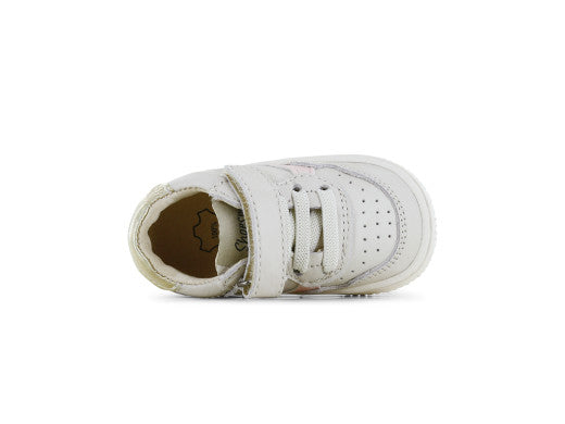 Shoesme shiny beige sneaker