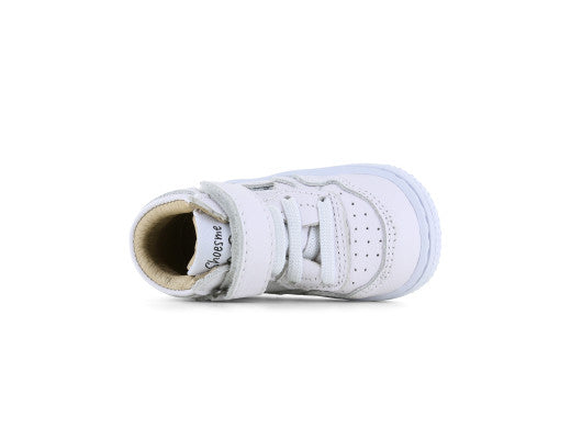 Shoesme witte sneaker met rood detail 22 tm 26