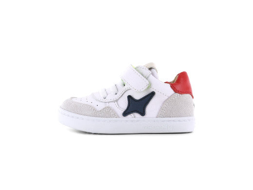 Shoesme witte sneaker met rood detail 22 tm 26 Maat 26
