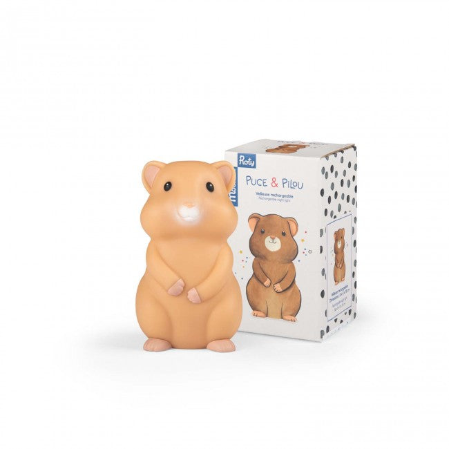 Moulin Roty Hamster night light Puce & Pilou