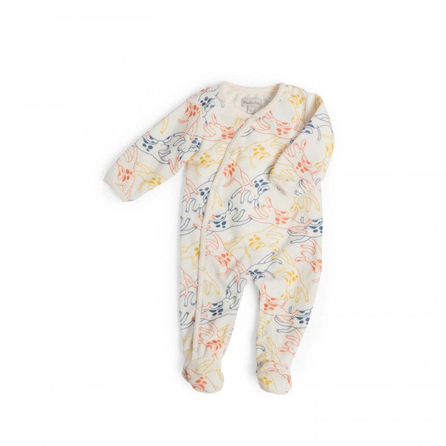 Moulinroty romperpak velours Puce & Pilou