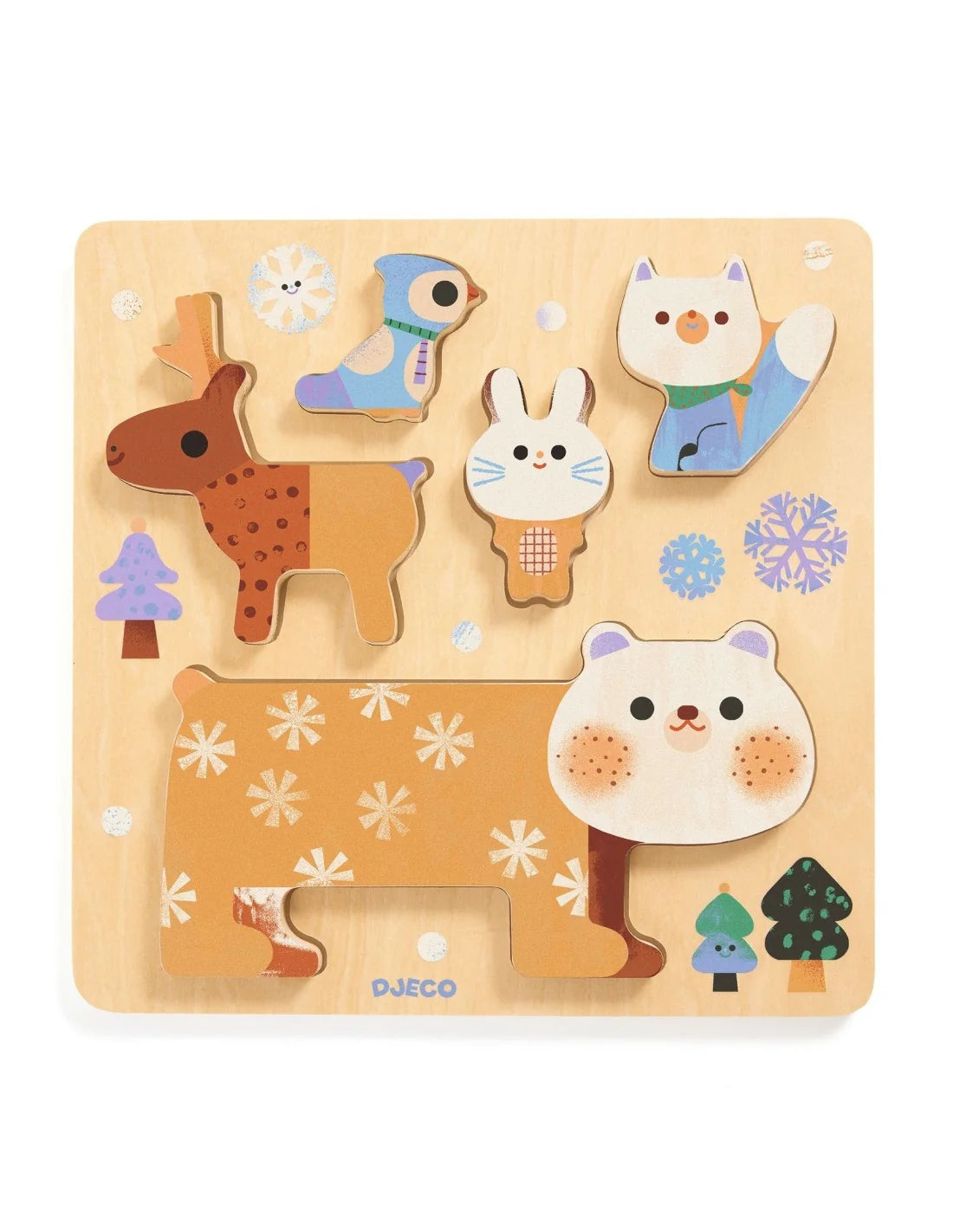 Djeco puzzel woodystack 1+