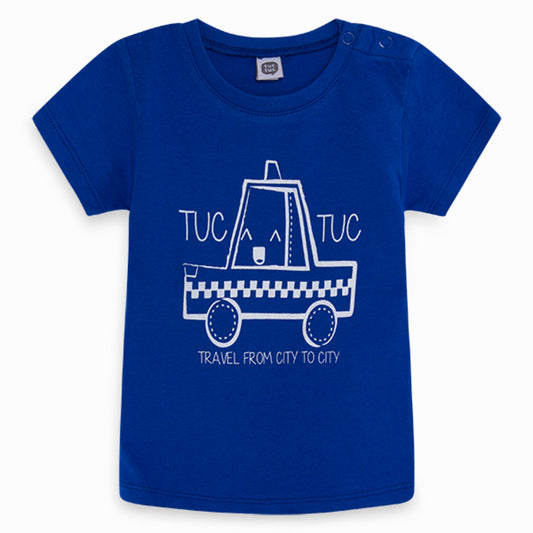 Tuctuc t-shirt auto basic azul 74