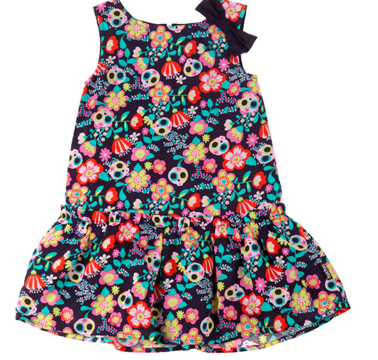 Tuctuc jurk skull girl 136 Maat 136