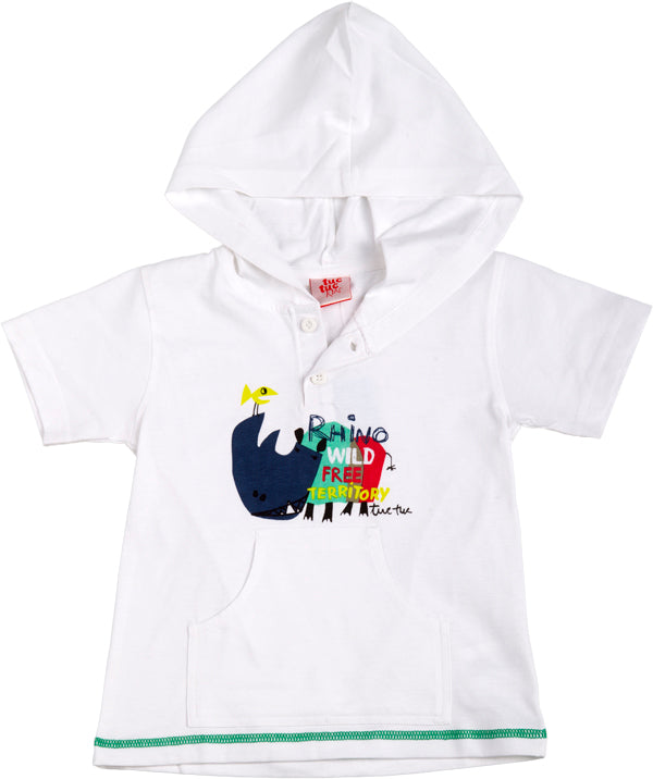 Tuctuc capuchon t-shirt rhino