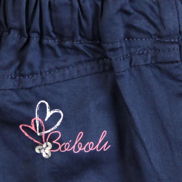 Boboli bermuda satijn navy maat 68