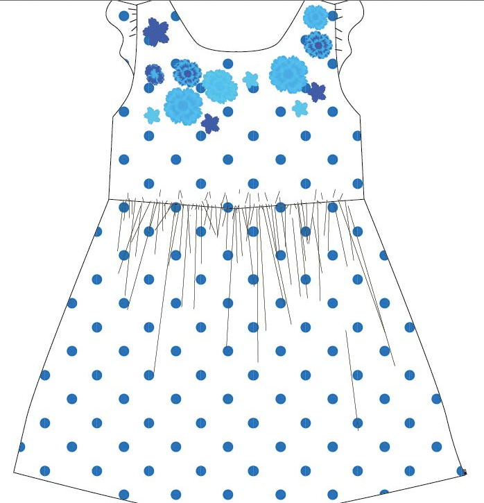 rosalita senoritas jurk abedul 110/116