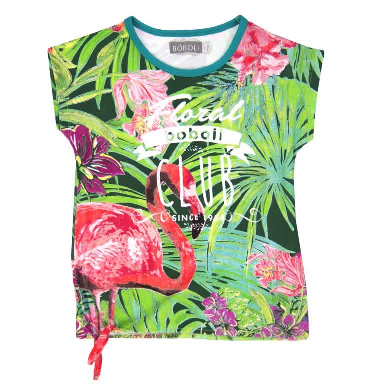 Boboli t-shirt floral 98