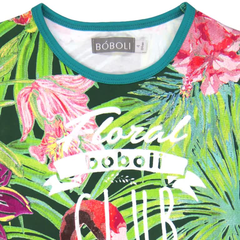 Boboli t-shirt floral 98