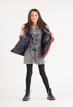 Boboli winterjack omkeerbaar 110