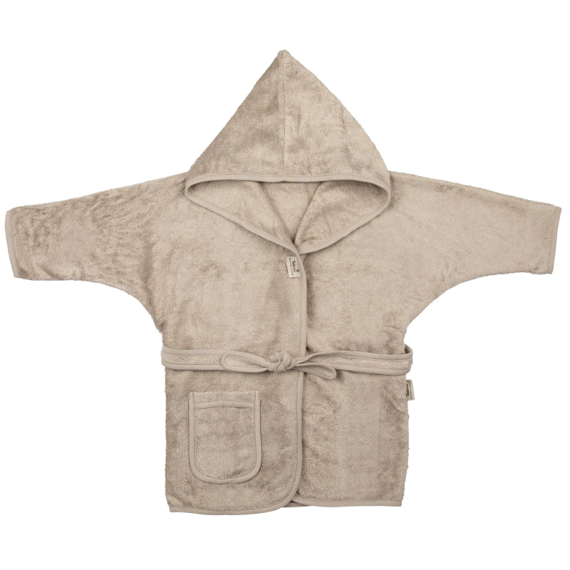 Timboo badjas 4 - 6 jaar Feather grey