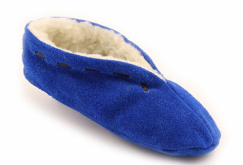 spaanse sloffen kobalt suede Maat 32