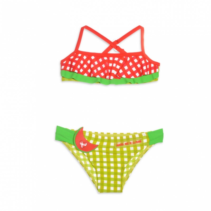 Agatha Ruiz de la Prada baby bikini check Maat 110