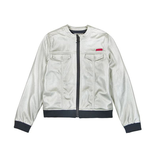 Boboli jack silver gray kunst leder 128