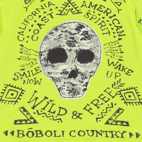 Boboli t-shirt skull 140