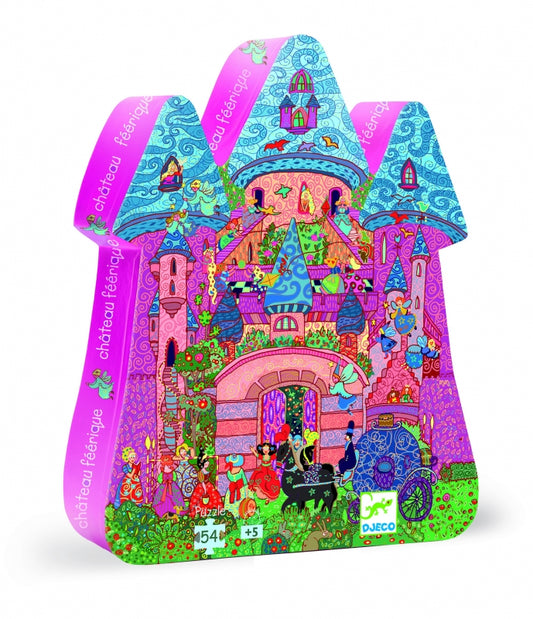 djeco puzzel château féerique - 54 pcs 5+