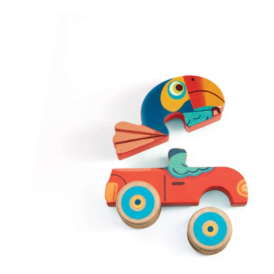 djeco puzzel bois pachy en amp co 18 mnd