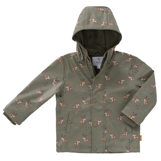 fresk regenjas deer olive 116 Maat 116