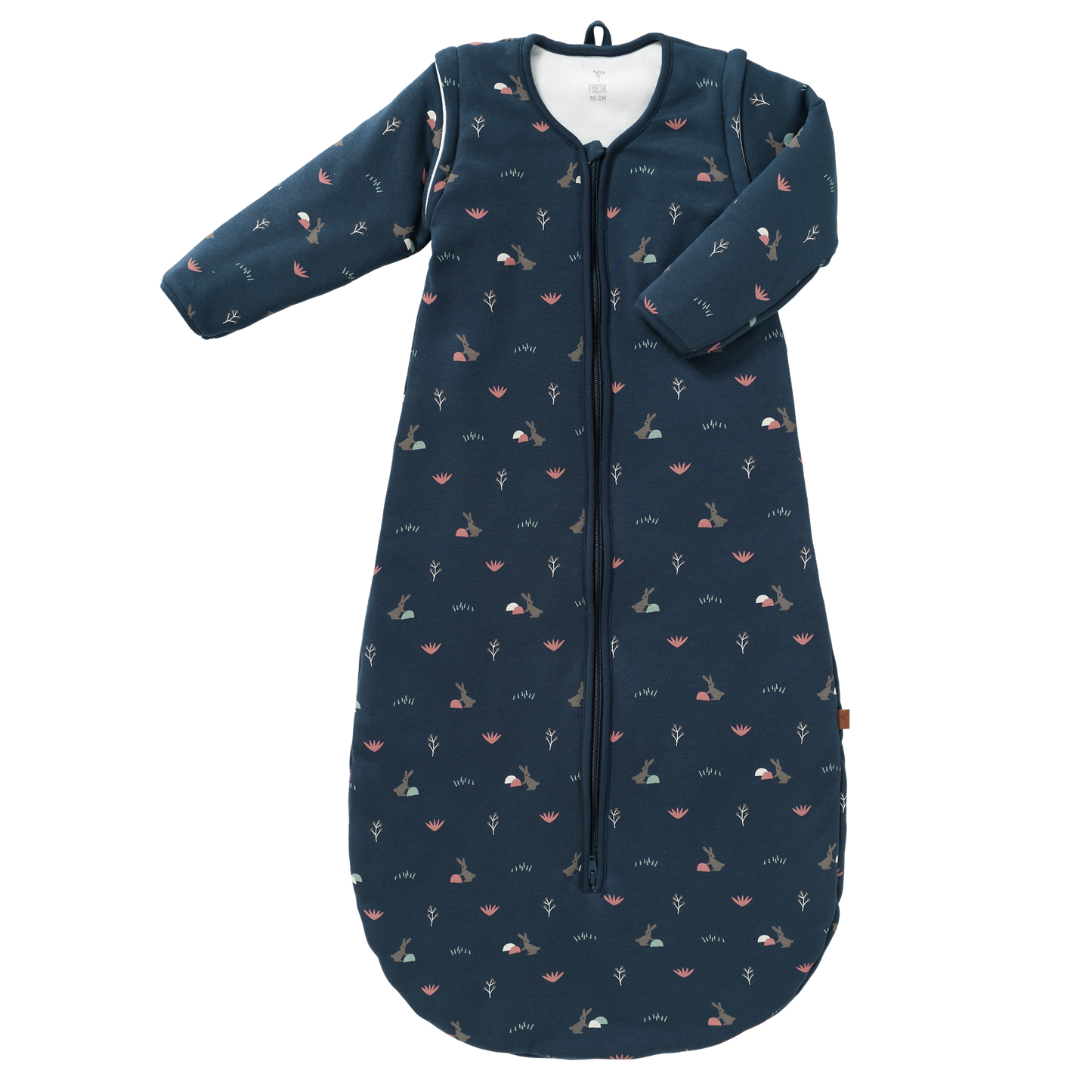 Fresk Slaapzak interlock met lichte voering Rabbit mood indigo