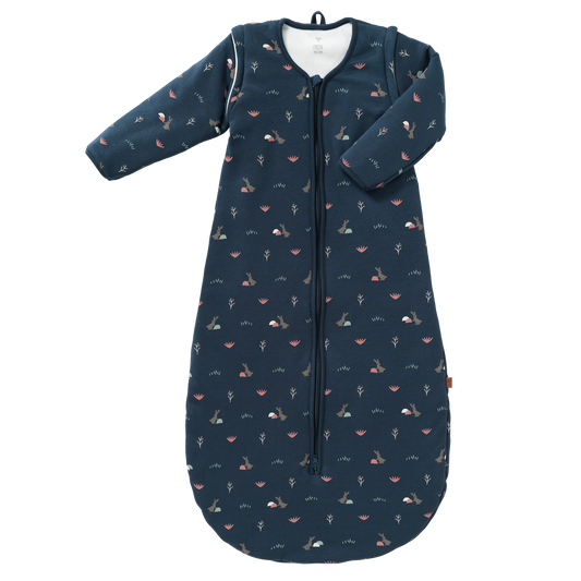 Fresk Slaapzak interlock met lichte voering Rabbit mood indigo