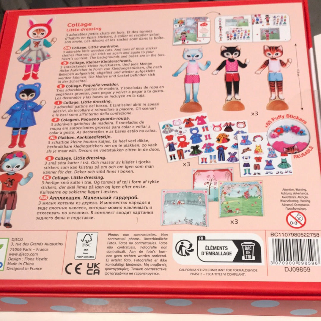 Djeco dress up little wardrobe 3+