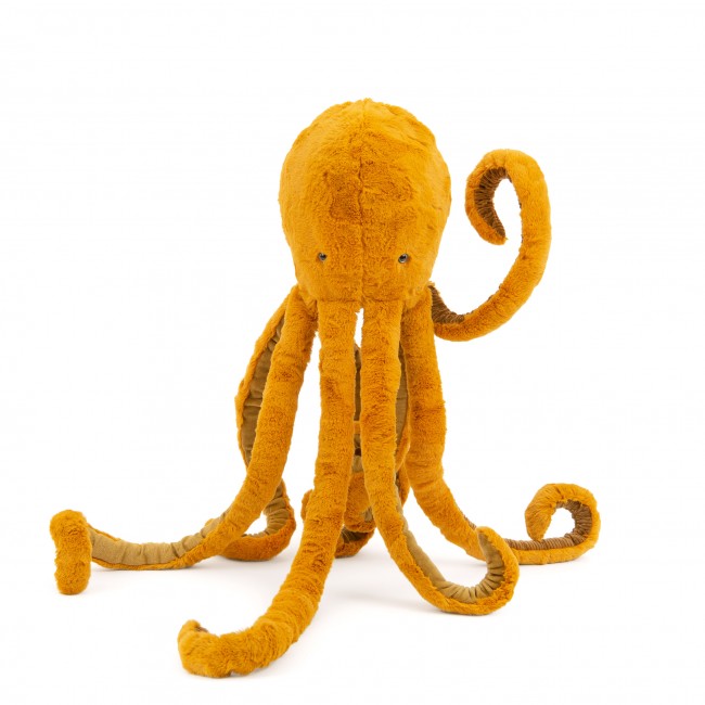 Moulin Roty knuffel large octupus tour autour du monde 1+