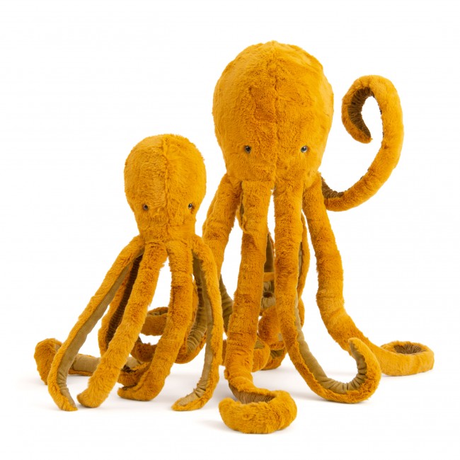 Moulin Roty knuffel large octupus tour autour du monde 1+