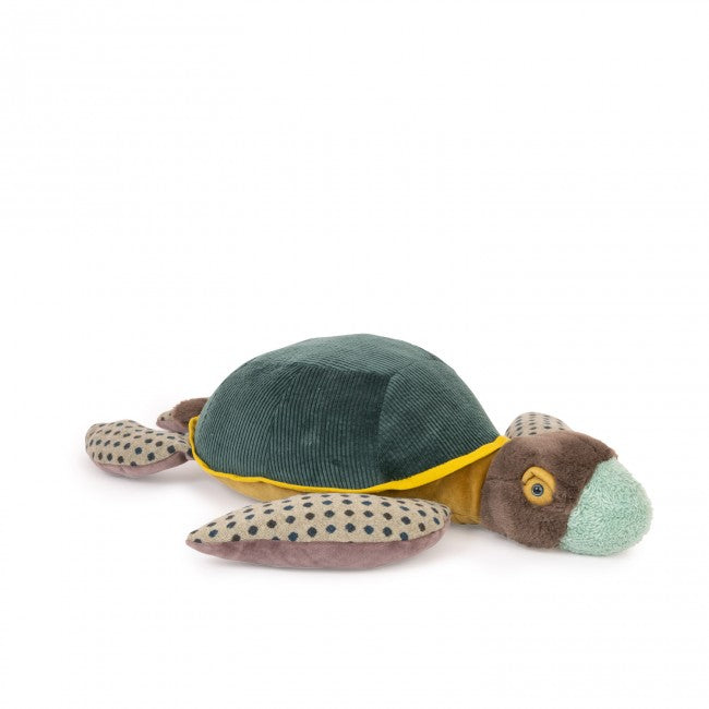 Moulin Roty knuffel large turtle tour autour du monde 60cm 0+